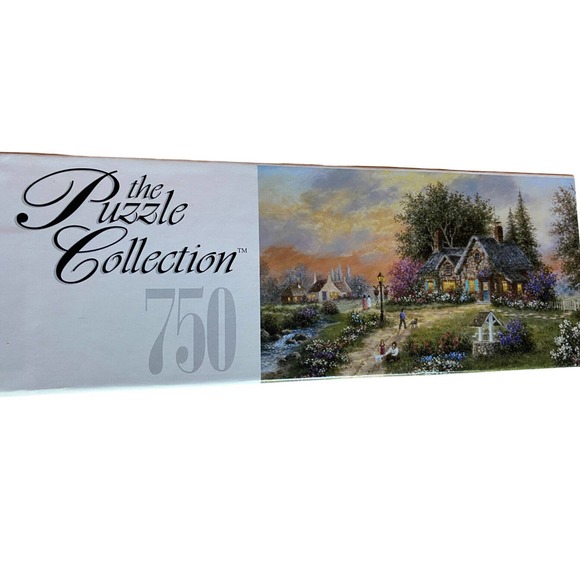 RoseArt "Stoney Brook Cottage" The Puzzle Collection 750 Piece Puzzle - NEW - Picture 2 of 4